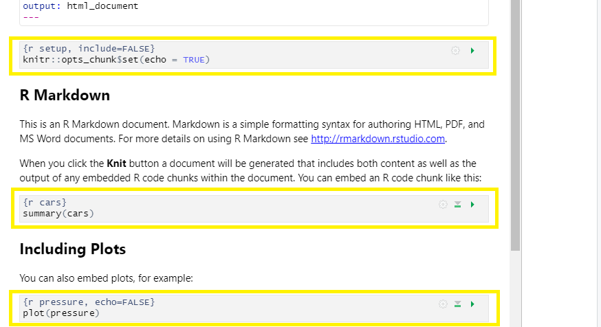 rmd template code