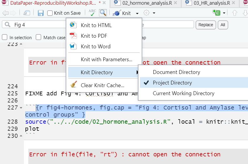 change working directory rmd file